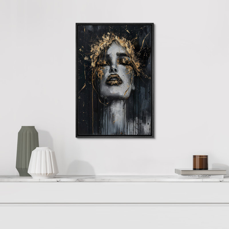 Elegance Moody, Cadre noir, H 24 po x l 16 po