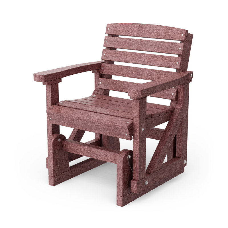 Fauteuil oscillant classique classique, Bois de cerisier