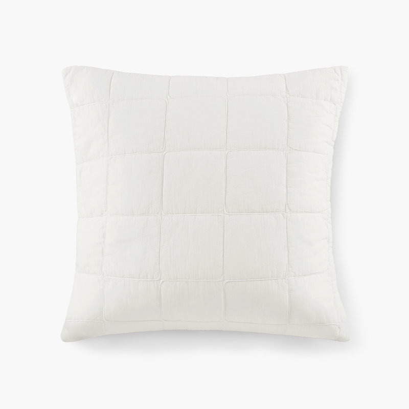 Taie décorative Gracie Mills Griffin, Blanc