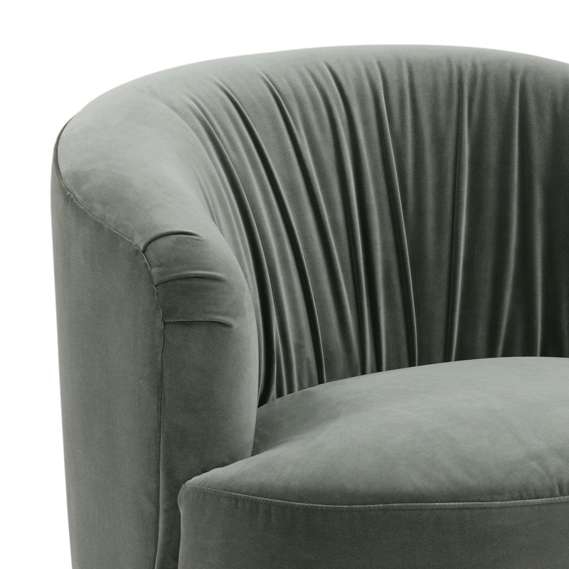 Azura Upholstered Swivel Chair, Sapphire Sage