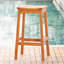 Honey Eucalyptus Wooden Outdoor Dining Stool