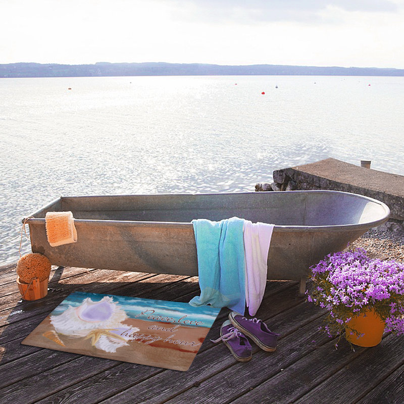 Aliesha Non-Slip Outdoor Doormat