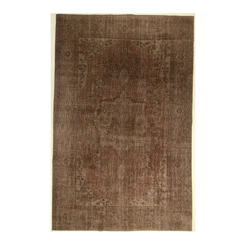 Handmade Cotton and Wool Abstract Area Rug