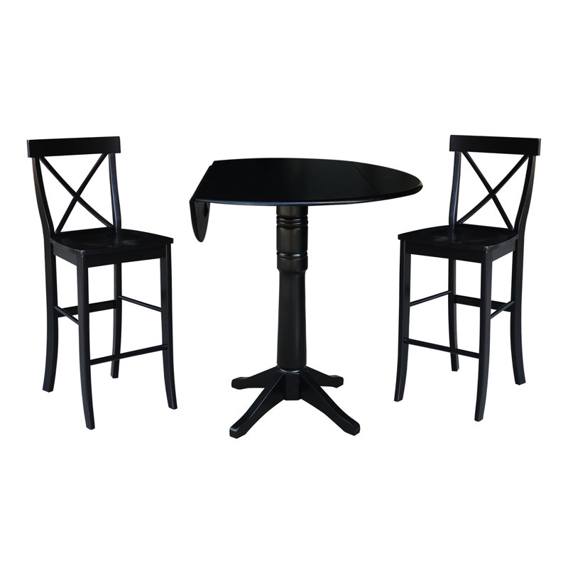 Ensemble de salle à manger Aracelys, Noir