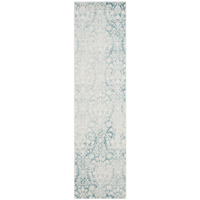Dedrick Damask Area Rug, Runner 66 x 244 cm