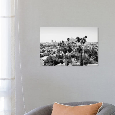 Los Angeles View 1 Piece Wrapped Canvas Wall Art