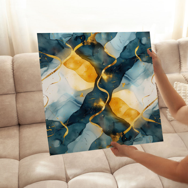 «Abstract Abstract Dreams VII», reproduction d'art moderne sans cadre, H 14 po x l 14 po