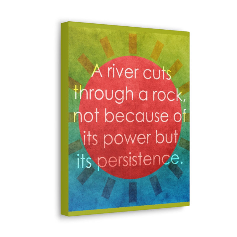 Power Of Persistence - Wrapped Canvas Print, 36cm H x 28cm W