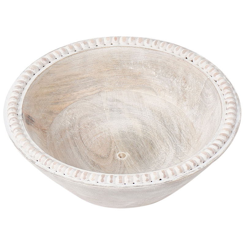 Handmade Mango Wood Decorative Bowl 3