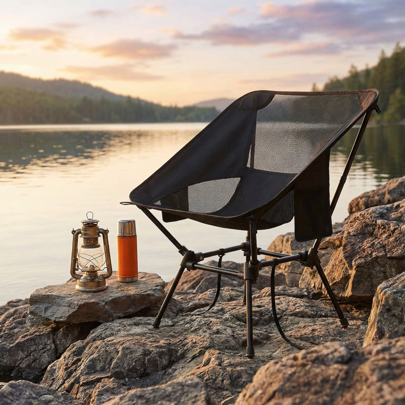 Camping Bench, Black
