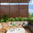 Privacy Metal Screen Fence Panel Horizontal Stripe Pattern-112246456-69478606