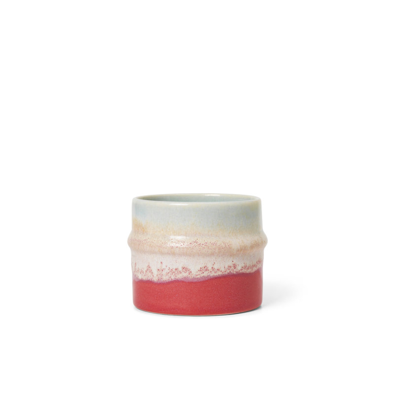 Poppery Ceramic Coffee Mug, 9.1, Pink/Yellow