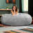 Jaxx 6 Foot Cocoon - 2-in-1 Convertible Bean Bag Bed & Large Bean Bag Chair for Adults -1267123441