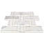 Esplanade 13x13 Polished Thassos Marble Mosaic Tile
