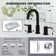 Widespread 2-handle Bathroom Faucet with Drain Assembly