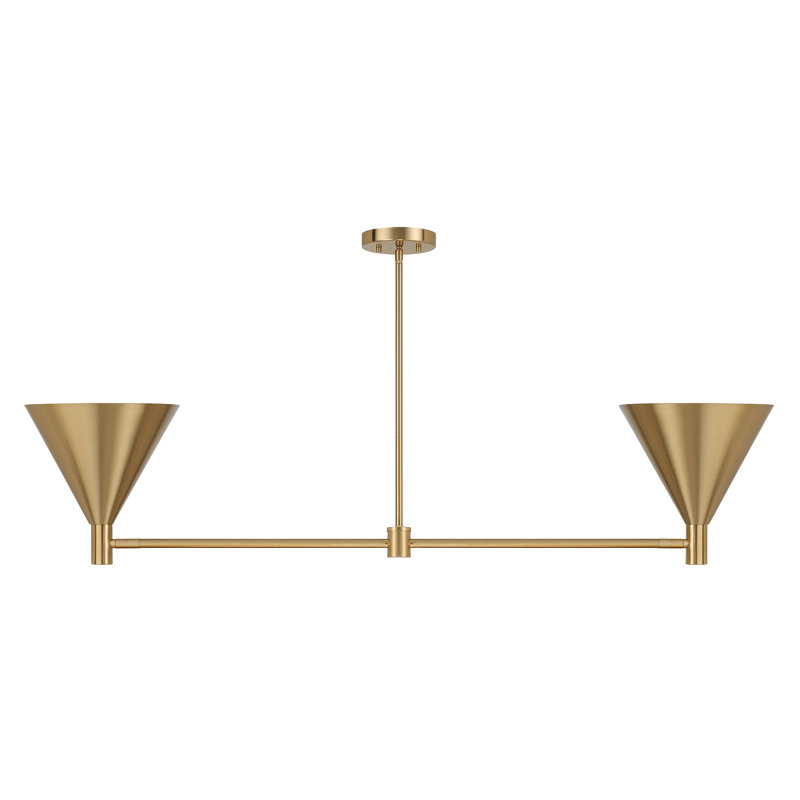 Moderne 2-Light Chandelier