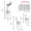 Art de pelouse de renne