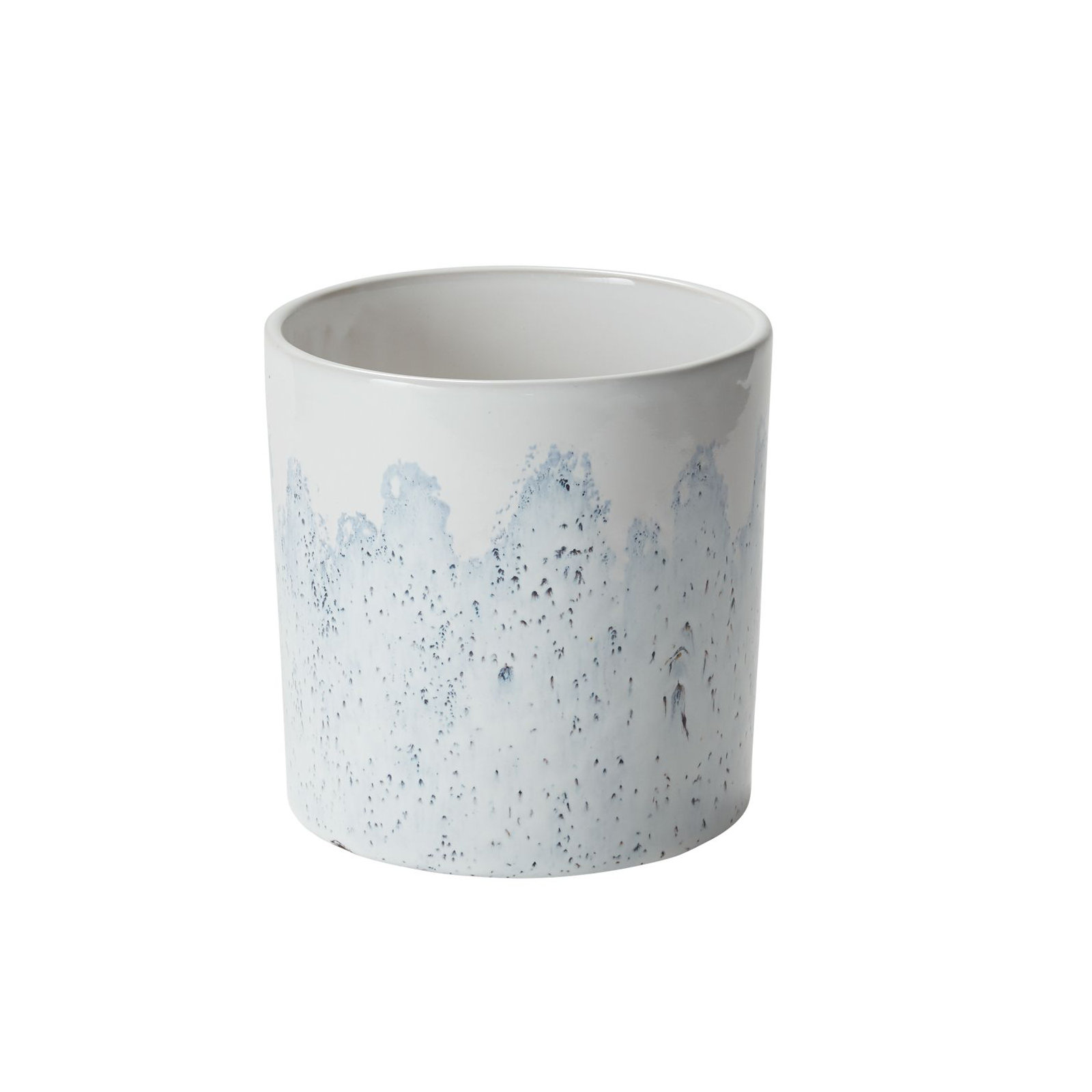 Haana Handmade Ceramic Pot Planter, 6.75" H x 6.75" W x 6.75" D