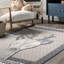 Tapis graphique Éléanor pour le salon, la chambre à coucher et la cuisine, beige-343913163