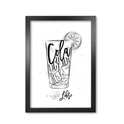 Cuba Libre Cocktail - Print