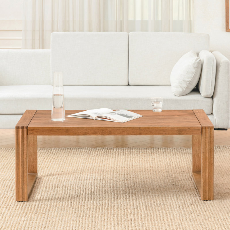 Table basse Douglaston, Ton moyen miel