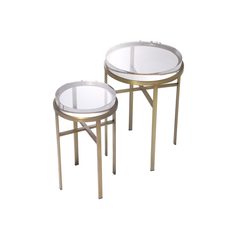 Tables d'appoint Hoxton, Laiton