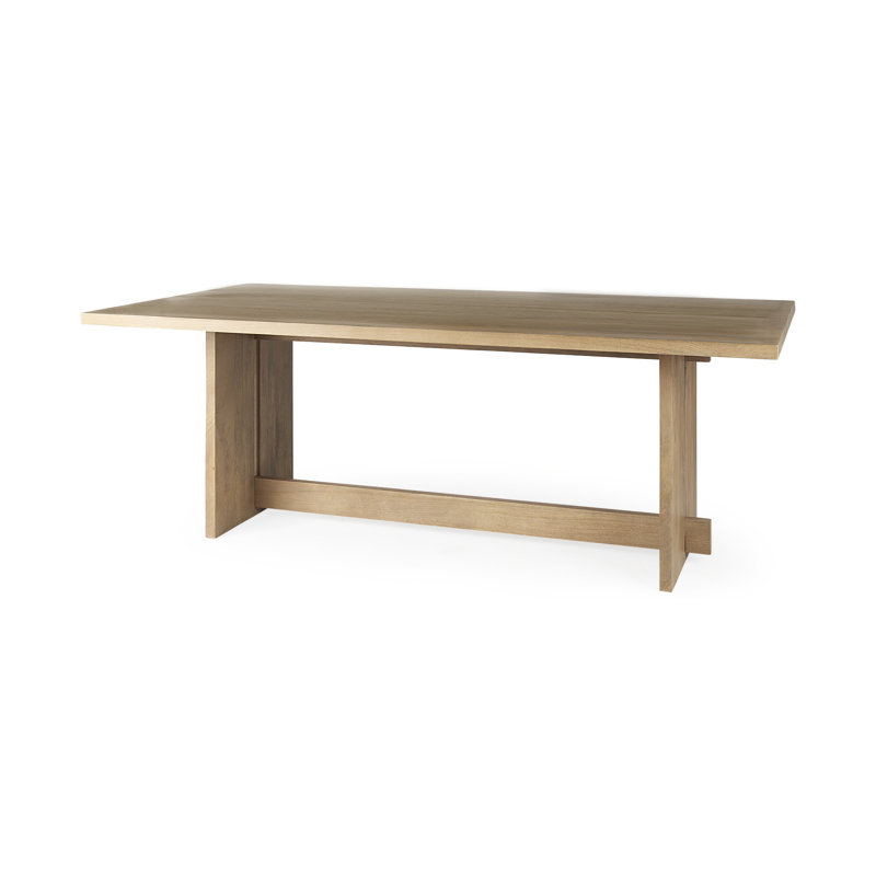 Table de salle à manger Dalina, Brun naturel