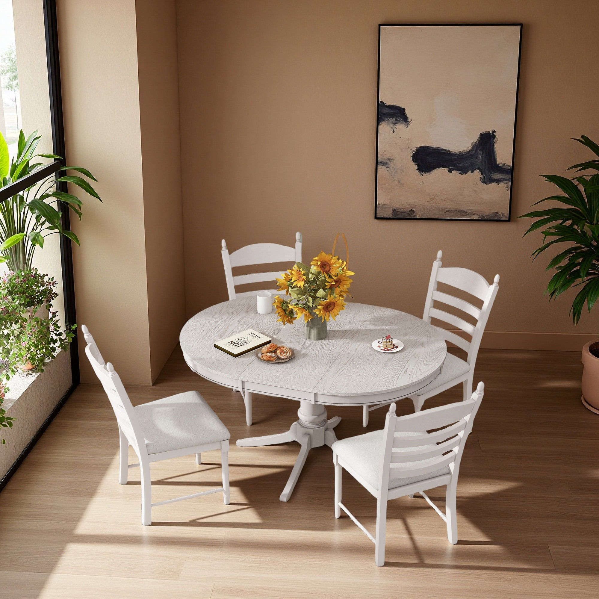 Courtesyhonda Black Leather And Wood Dining Chairs Mid Century