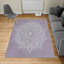 Tapis rectangulaire mauve / gris-60602427