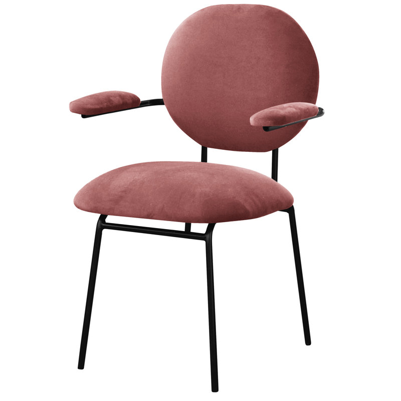 Upholstered Armchair, Dustypink