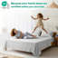 Ensemble de draps en percale 100% coton lavé - comprend 1 drap plat, 1 drap-housse et 2 taies d'oreiller-129479915-129479920
