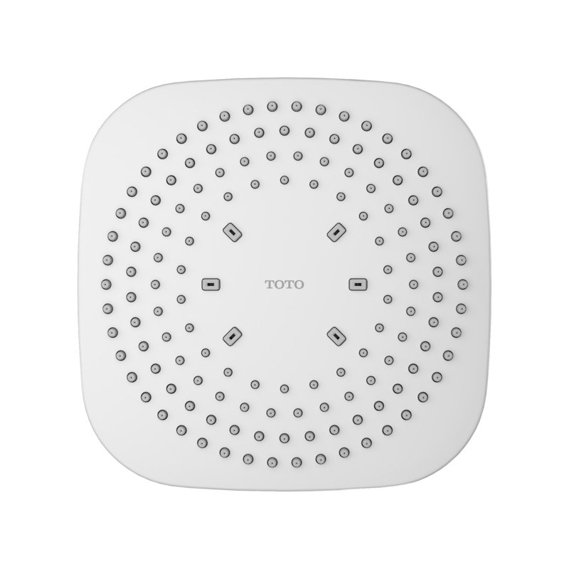 G Series 2.5 GPM Square Single Rain Shower Head with Comfort Wave Technology, 2.5 GPM