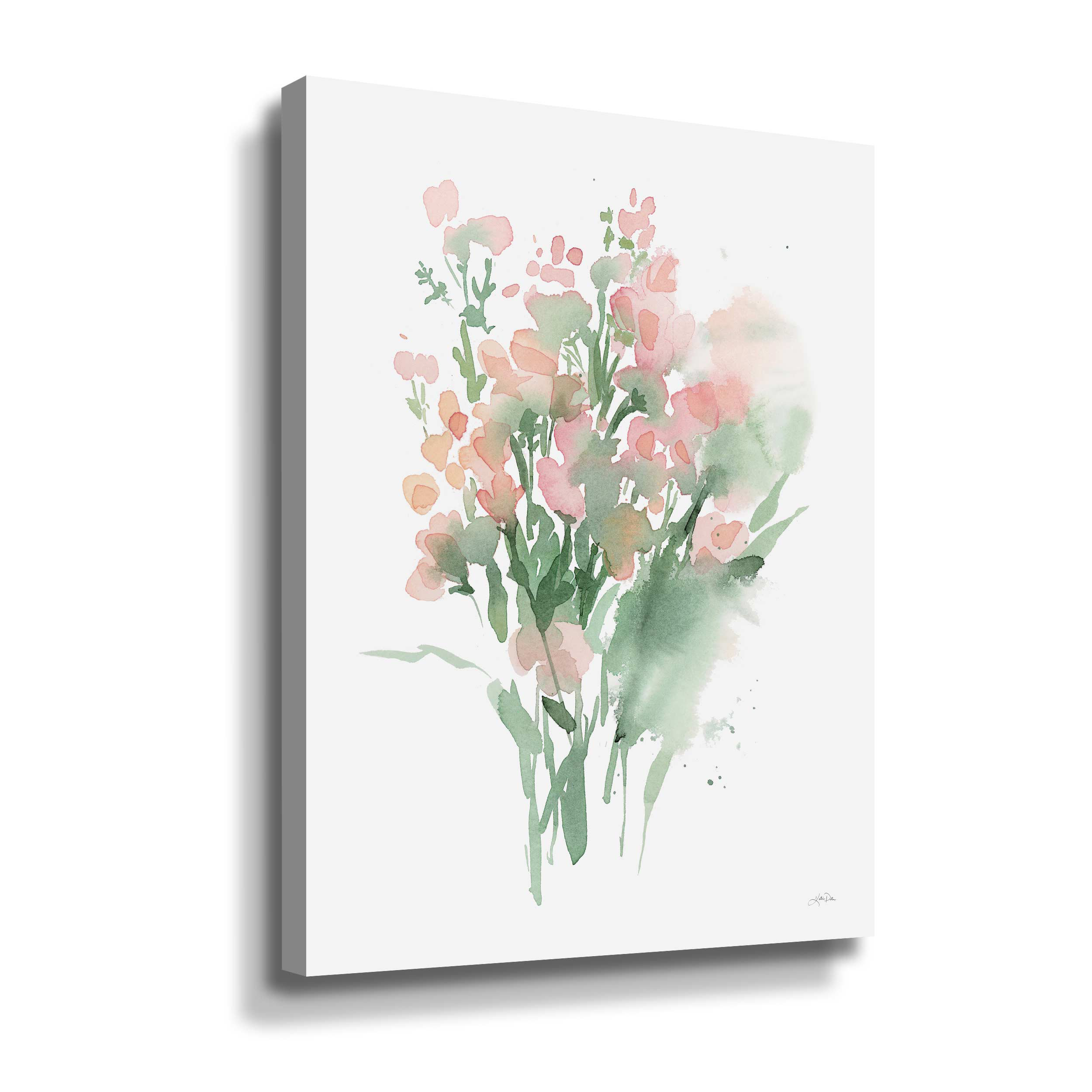 Winston Porter Vibrant Blooms II - Painting on Canvas | Wayfair