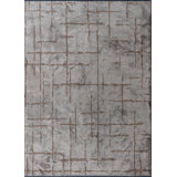 Rapture Brown/Beige/Gray Geometric Luxury Area Rug