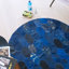 Cowhide Area Rug in Blue-932245052