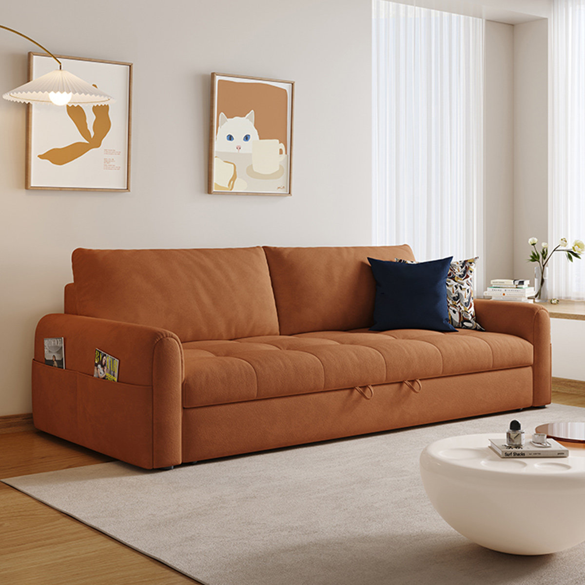 Mont Bike Solutions Loveseat Brown 100% Polyester Sleeper sofa | Wayfair