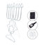 Piquet de jardin étoile de David-108513063
