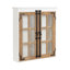 Armoire murale deux tons pour le rangement