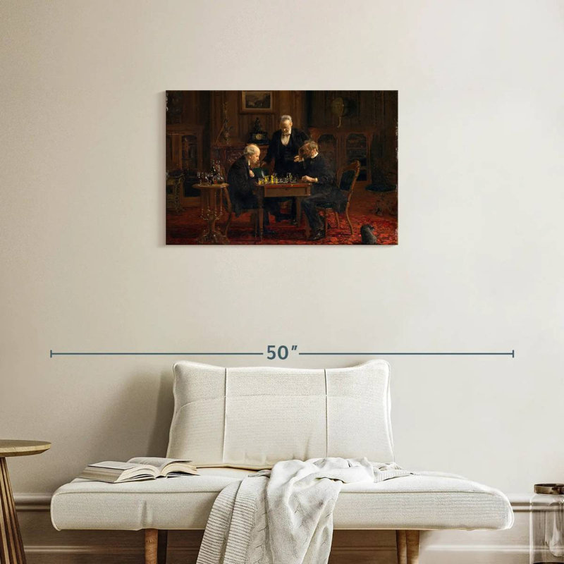 Senne The Chess Players, 20" H x 30" W