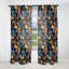 Motif cachemire céleste Essence - rideau glamour - obscurcissant velours - 1 panneau-107596337