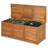 Costway 47.5'' W 47 Gallons Solid Wood Acacia Deck Box in Natural