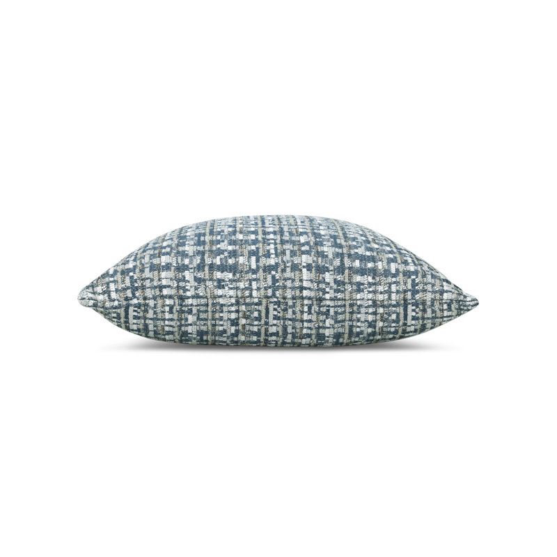 Channel Woven Square Accent Pillow Cover & Insert, Bleu, Square 20"