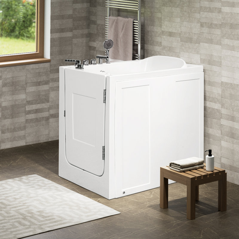 1000mm x 700mm Freestanding Acrylic Bathtub, No