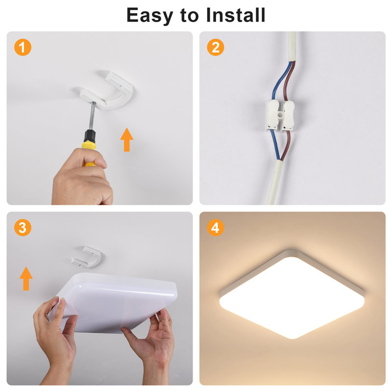 Chrystene Acrylic LED Flush Mount