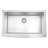 SleekSteel 33 in. x 21 in. 16 Gauge Stainless Steel Farmhouse Apron-Front Undermount Single Bowl Kitchen Sink