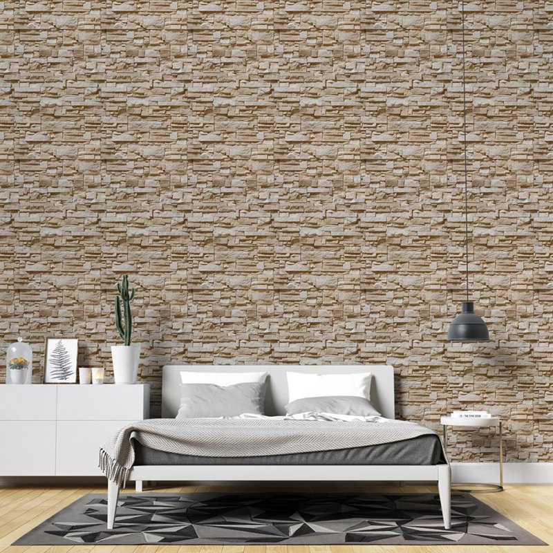 Rouleau de papier peint adhésif lisse L 126 po x l 24 po Huckle