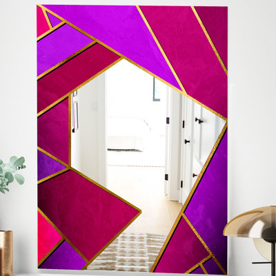 Miroir mural Glorious Rosy Bliss