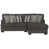 Face à la droite sélectionné