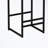 metal frame Velvet Stool Set of 2 with sturdy legs-305751838