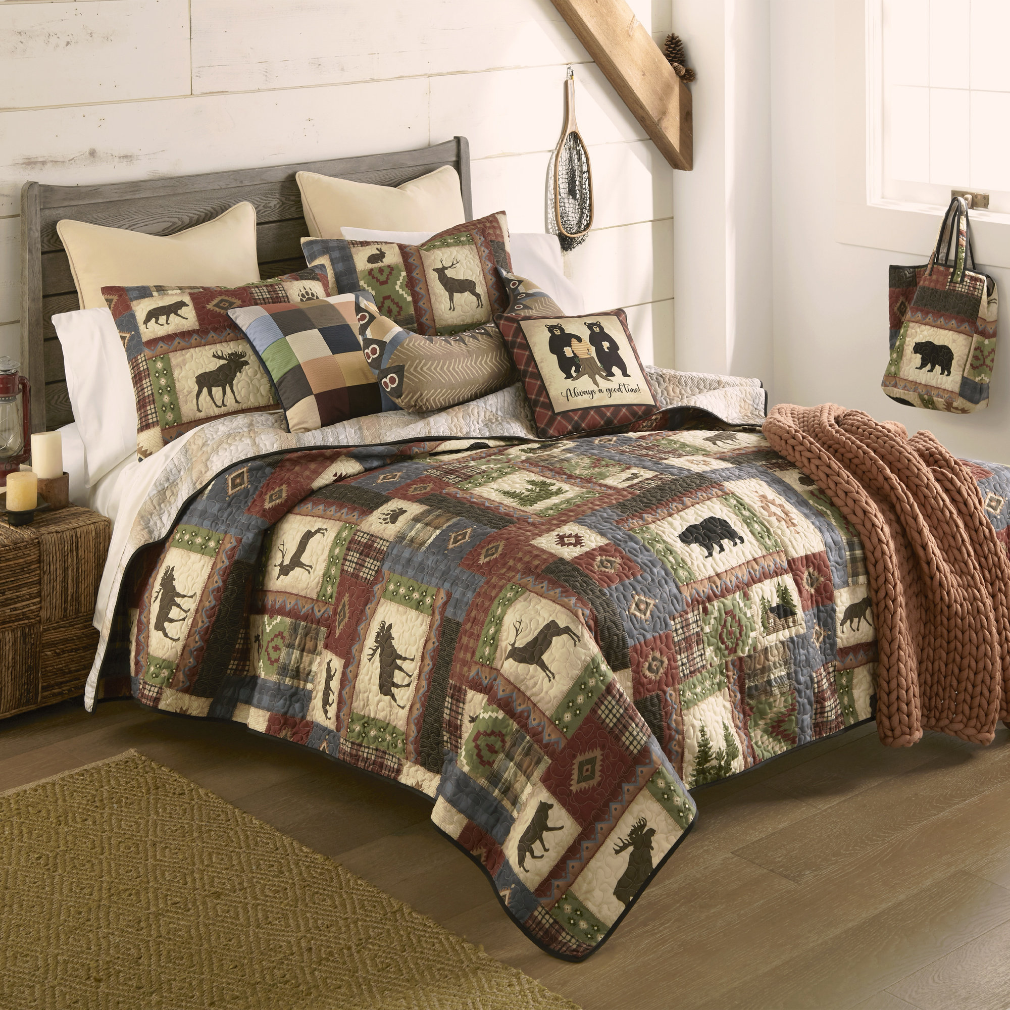 Donna Sharp Forest Weave Bedding Collection Quilt Set